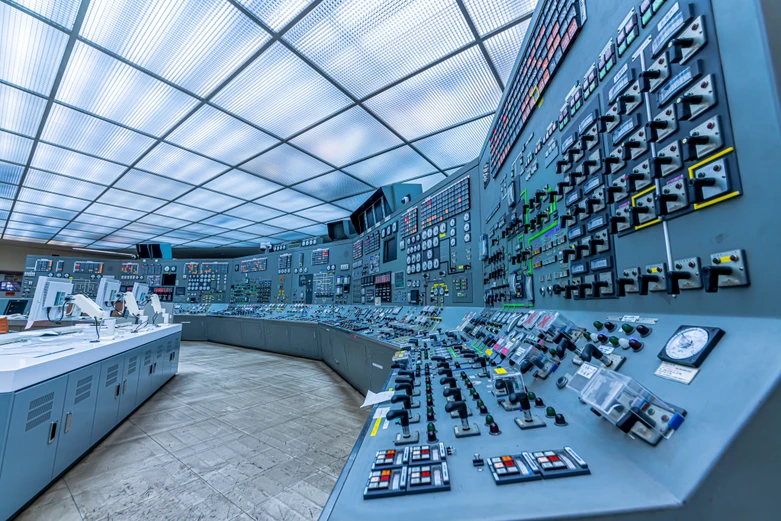 Thermal power plant control room