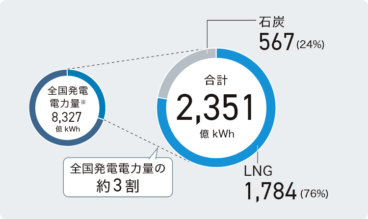 2022年度 国内発電電力量(燃料種別)