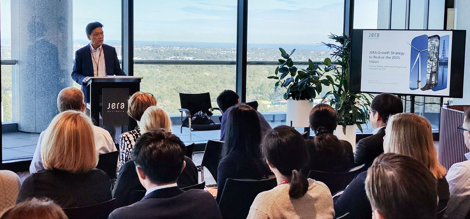 CFOタウンホールでJERA Australiaメンバーへ講演