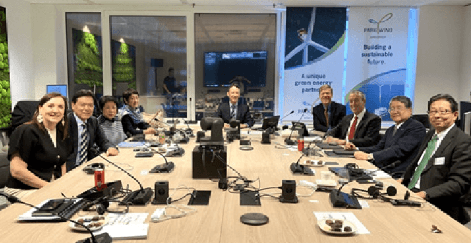 ベルギー・Parkwind社での取締役会開催（2024年12月）