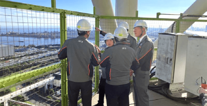 社外取締役による東扇島火力発電所視察（2024年9月）